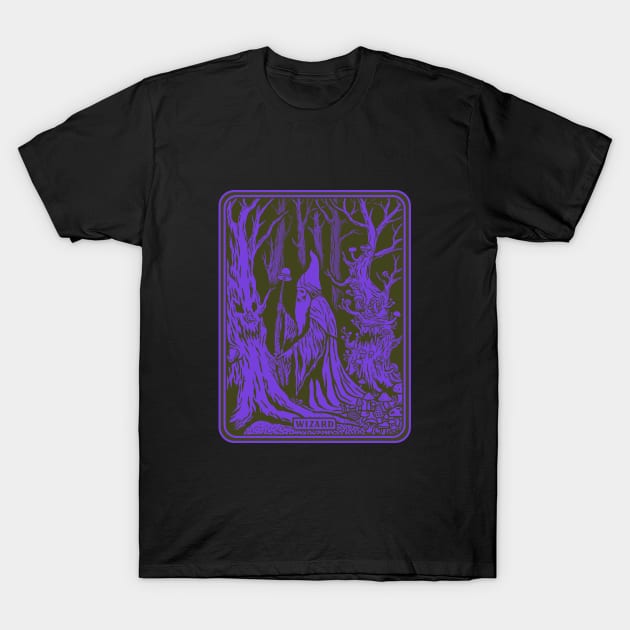 WIZARD OF SHROOMS V1 T-Shirt by OKVLT